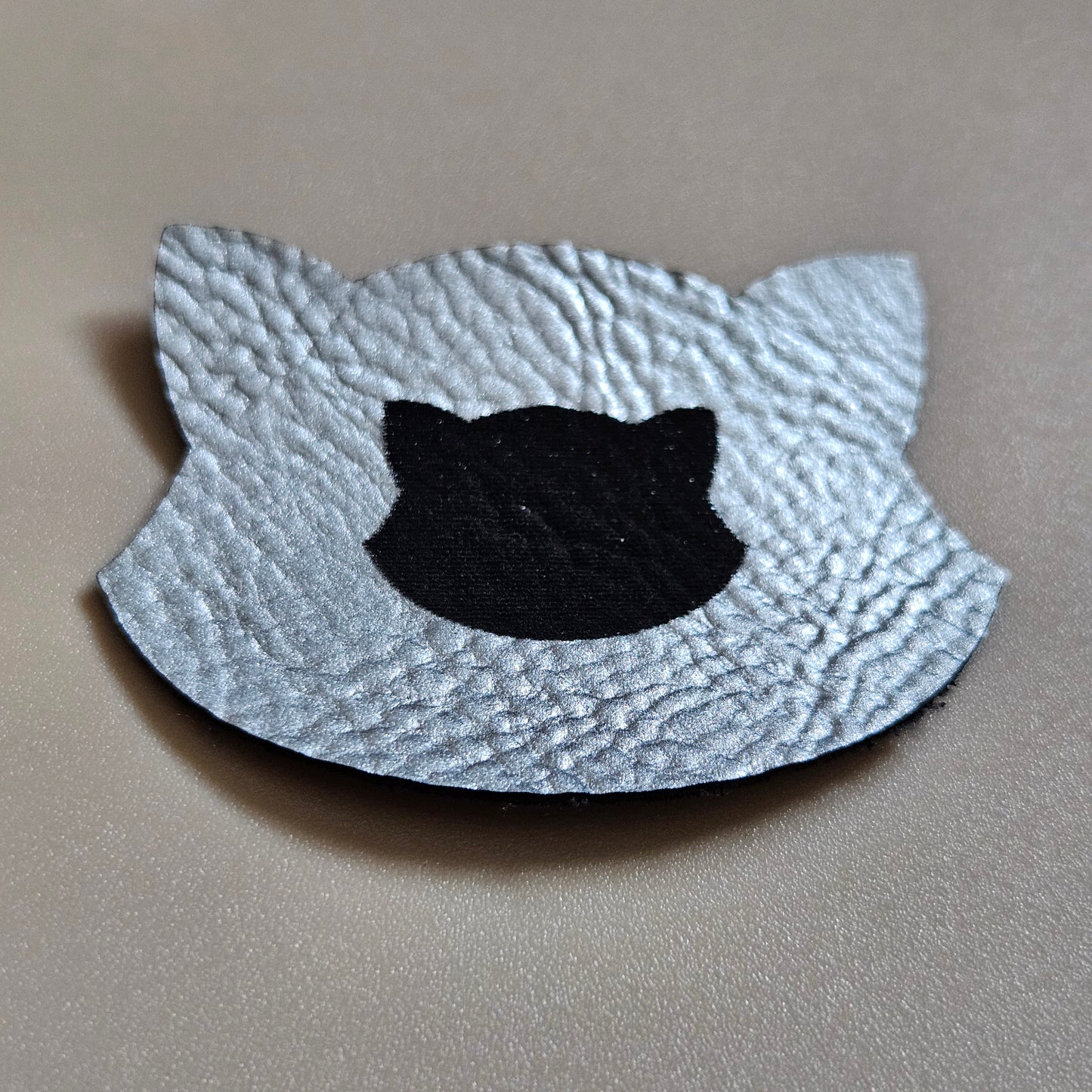 Product
Silver - Engraves Black - Leatherette Sheet – PU Material