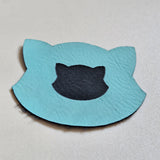 Teal - Engraves Black - Leatherette Sheet – PU Material