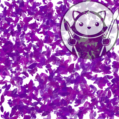 Next Level Sheet - UV Printed Plywood and Acrylic Sheets - Purple Feathers - Patterns