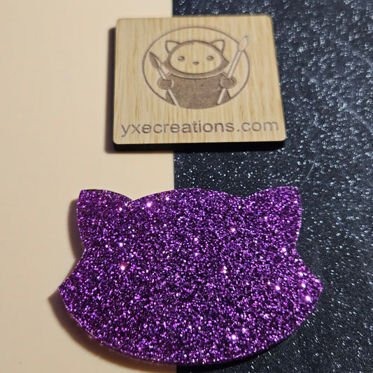 Purple - Glitter Acrylic - Cast Acrylic for Laser Cutting - Preview