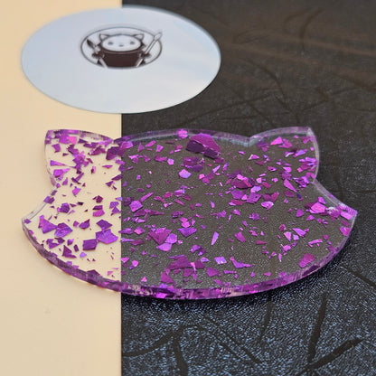 Purple Foil Acrylic Swatch