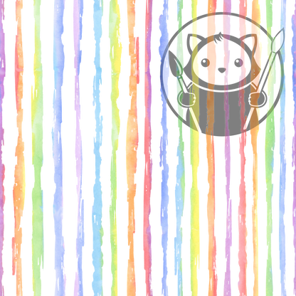 Rainbow Stripes - Next Level Sheet