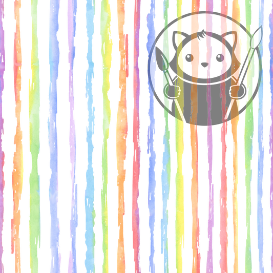 Rainbow Stripes - Next Level Sheet
