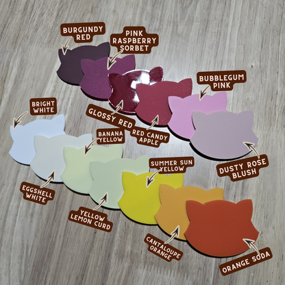Dual-Finish Cast Acrylic Sheet  -  Orange Soda