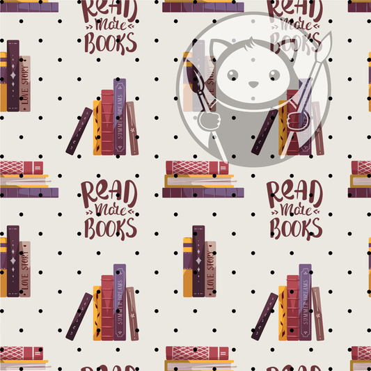 Next Level Sheets - Printed Acrylic and Plywood - Read More Books Pattern 2