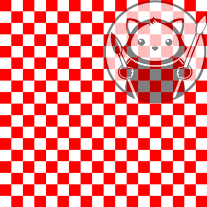 Next Level Sheet - UV Printed Plywood and Acrylic Sheets - Red Checkers - Pattern
