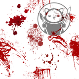 Red Paint Splatters - Next Level Sheet