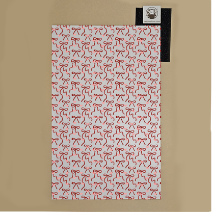Next Level Sheet - Printed Acrylic and Plywood Sheets - Red Ribbons Hearts - Preview