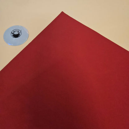 Red - Engraves Black - Leatherette Sheet – PU Material -  Corner