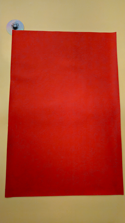 Red - Engraves White - Leatherette Sheet – PU Material - Sheet
