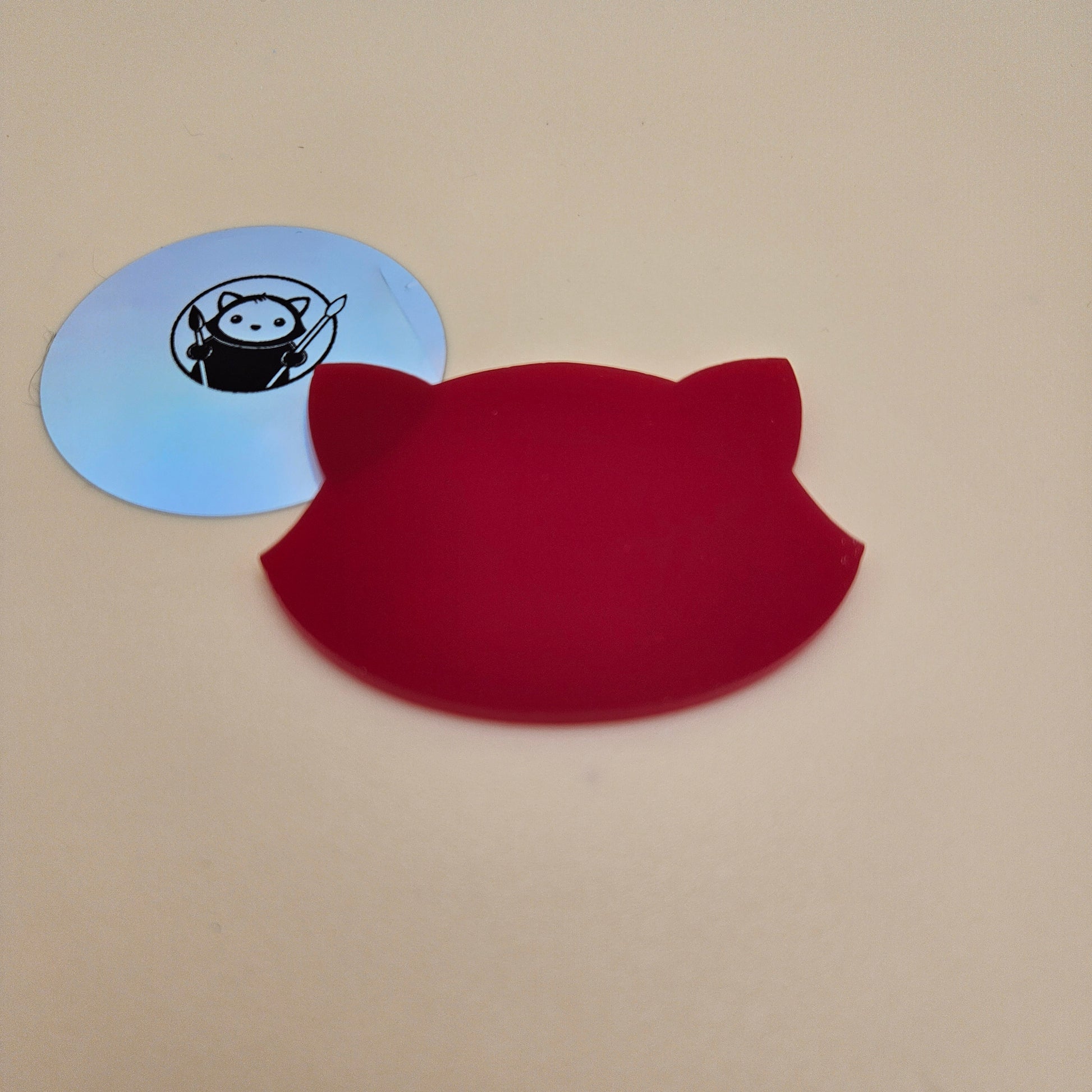 Red Acrylic Sample Swatch