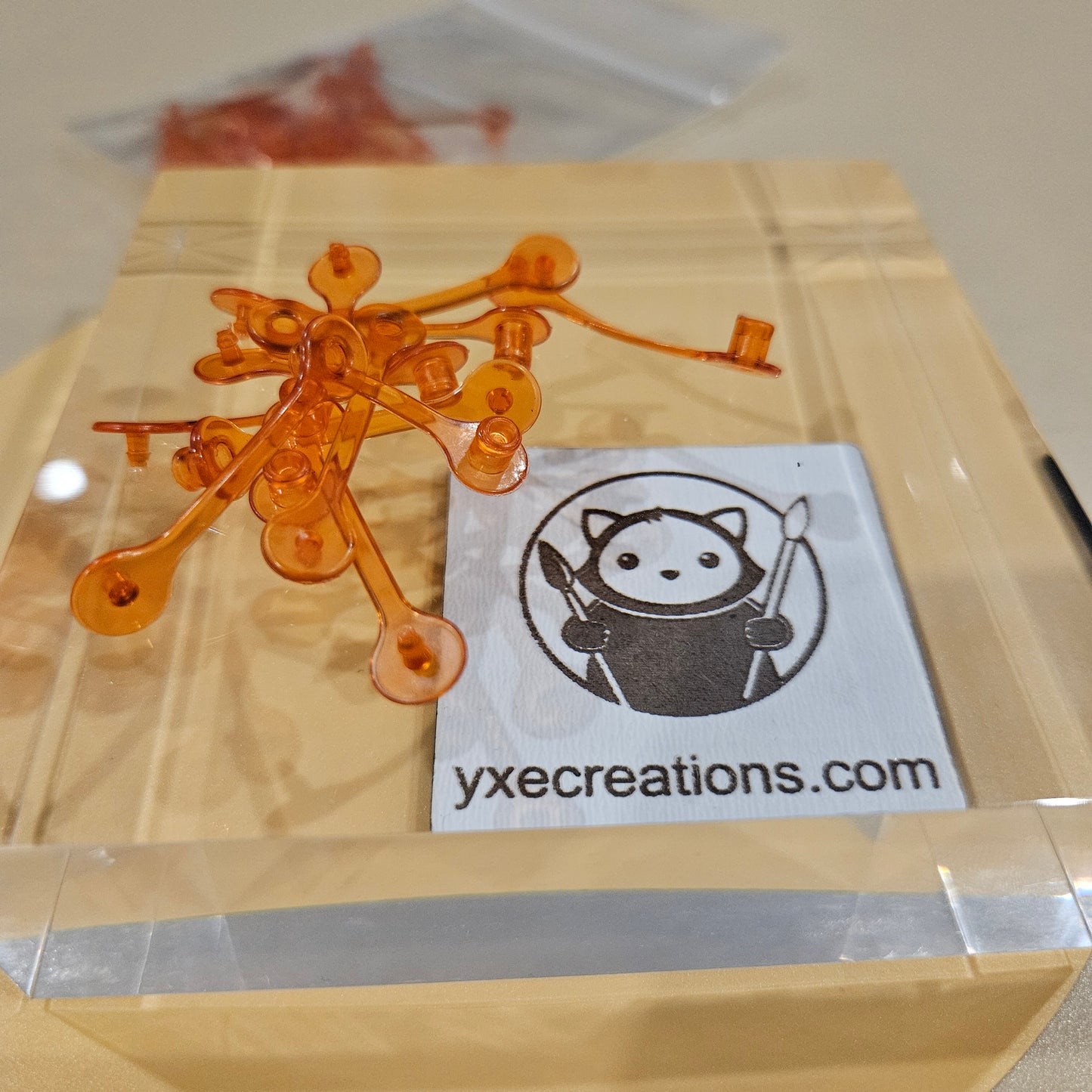 Red Keychain Clips - Keychain Snap - Keychain Rings - Plastic