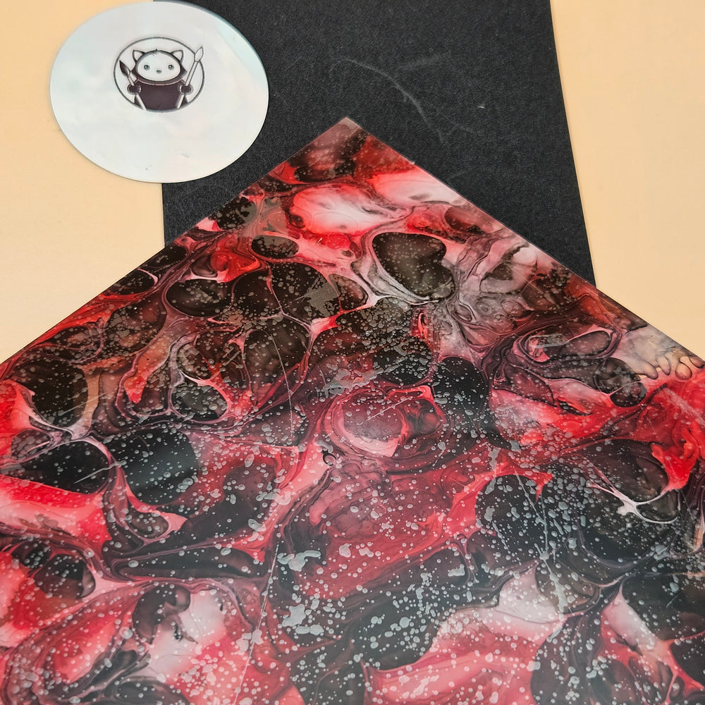 Red and Black Tides Acrylic Sheet