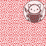 Red and Pink Hearts  - Next Level Sheet