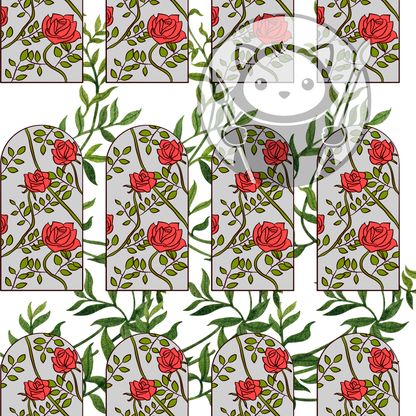 Next Level Sheets - Printed Acrylic and Plywood -  Rose Windows Pattern