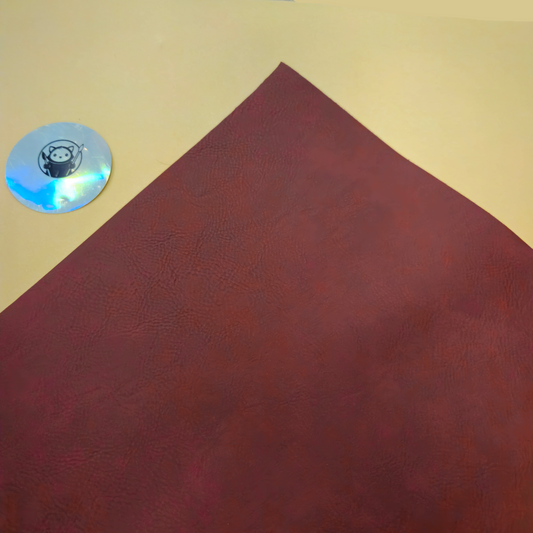 Rose - Engraves Black - Leatherette Sheet – PU Material - Corner