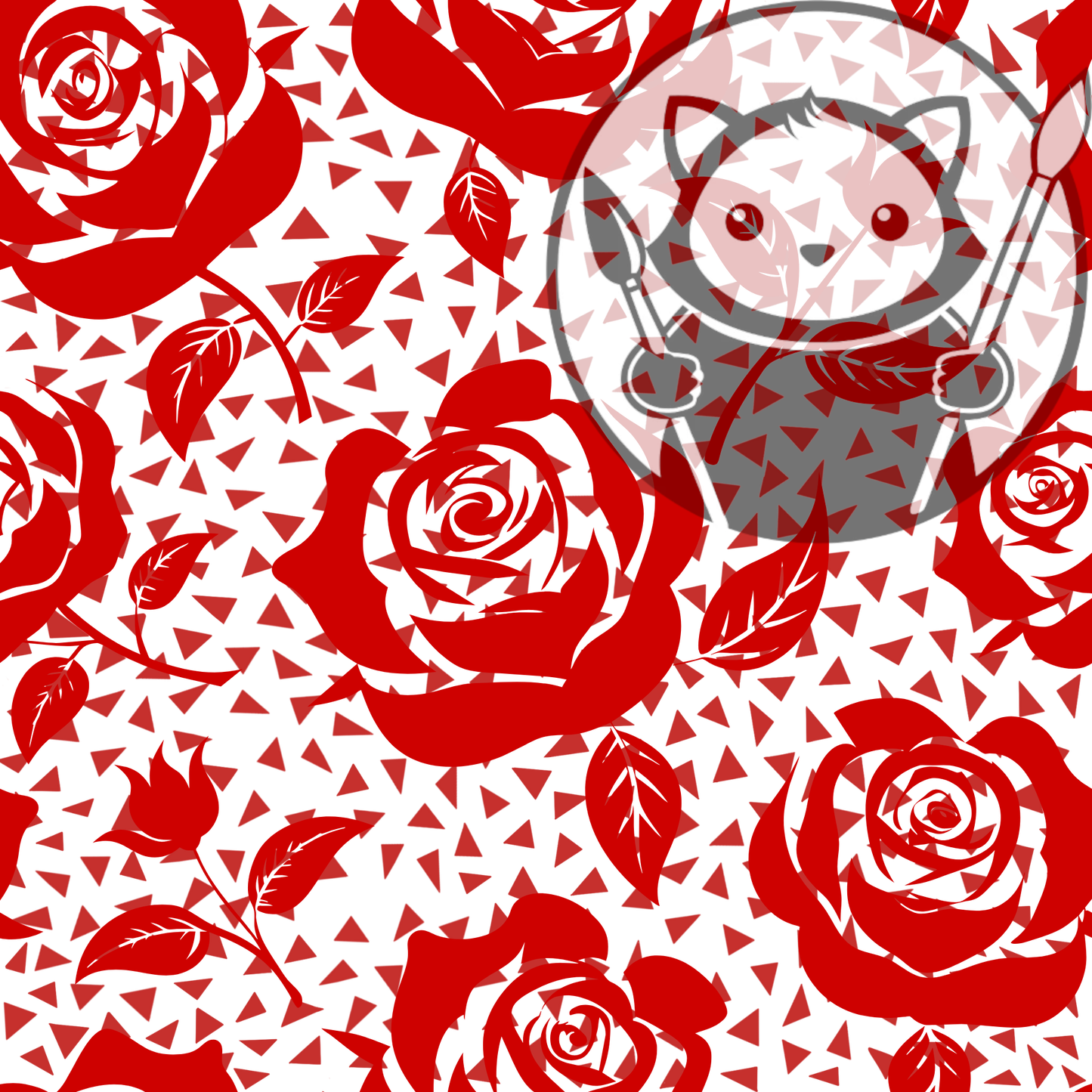 Next Level Sheet - Printed Acryic and Plywood Sheets - Roses - Pattern