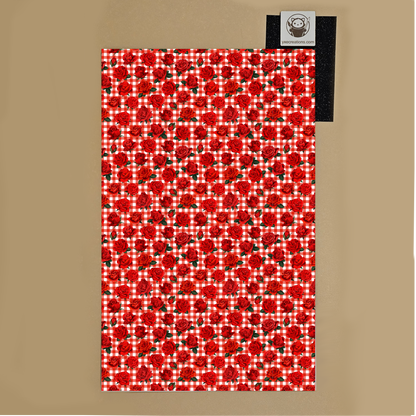 Next Level Sheet - Printed Acrylic and Plywood - Roses and Plaid Small Preview