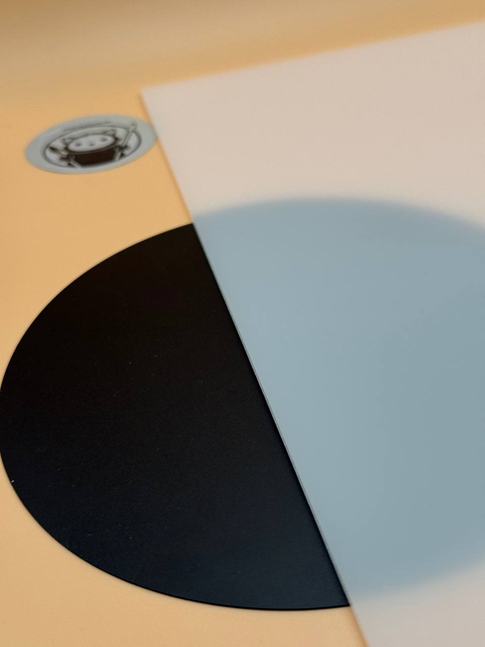 Semi-translucent White Acrylic Sheet for crafts from YXE Creations Craft Hub