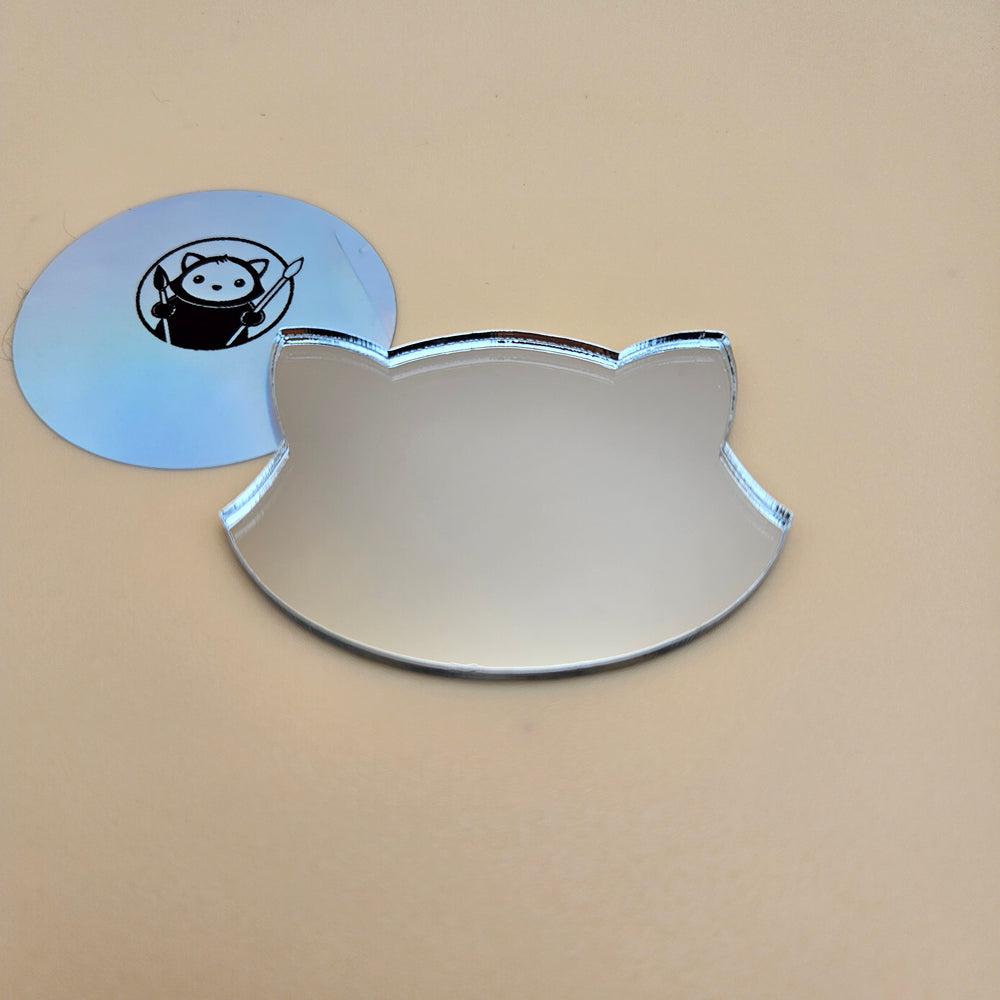 Silver Mirror Acrylic Sample Swatch