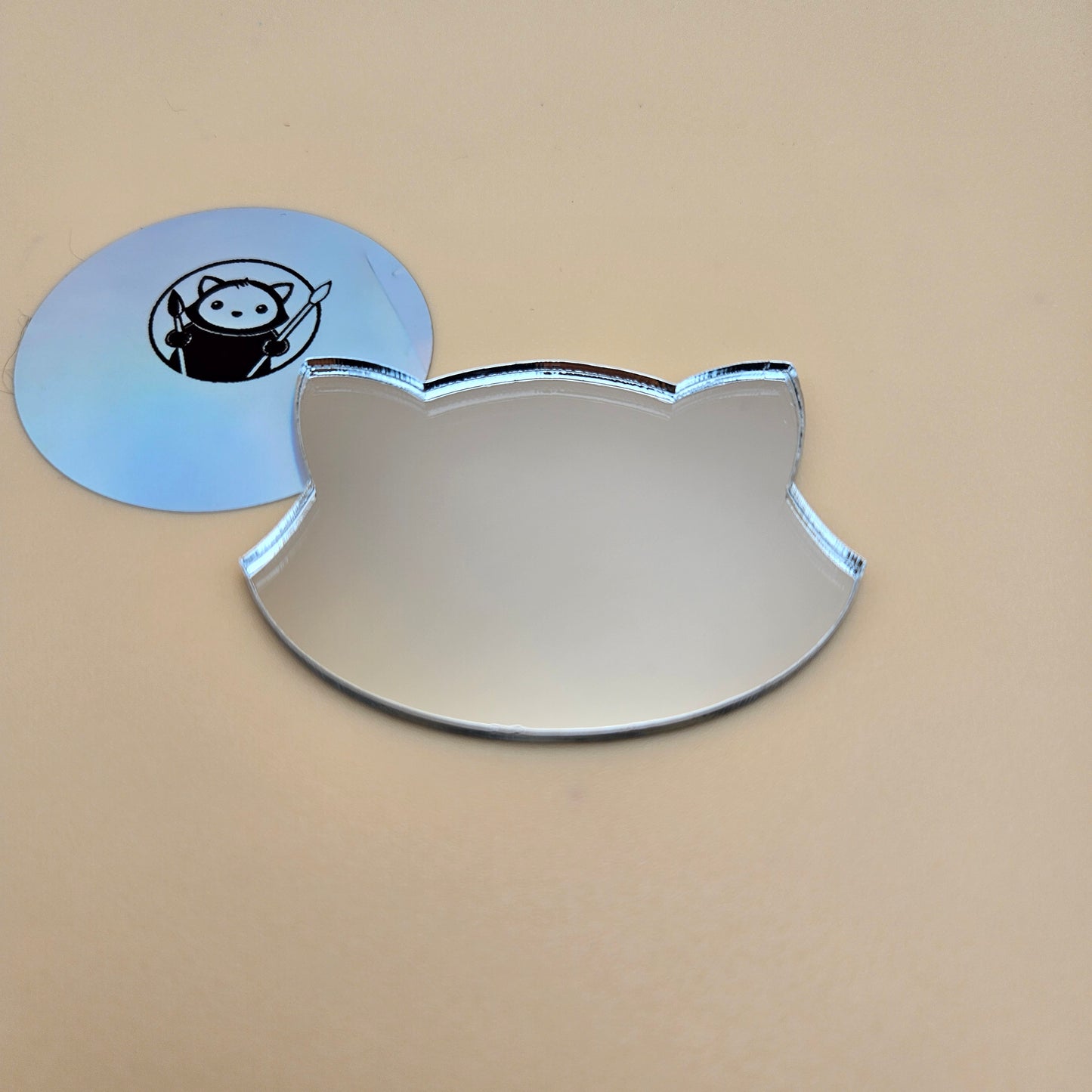 Silver Mirror Acrylic Sample Swatch