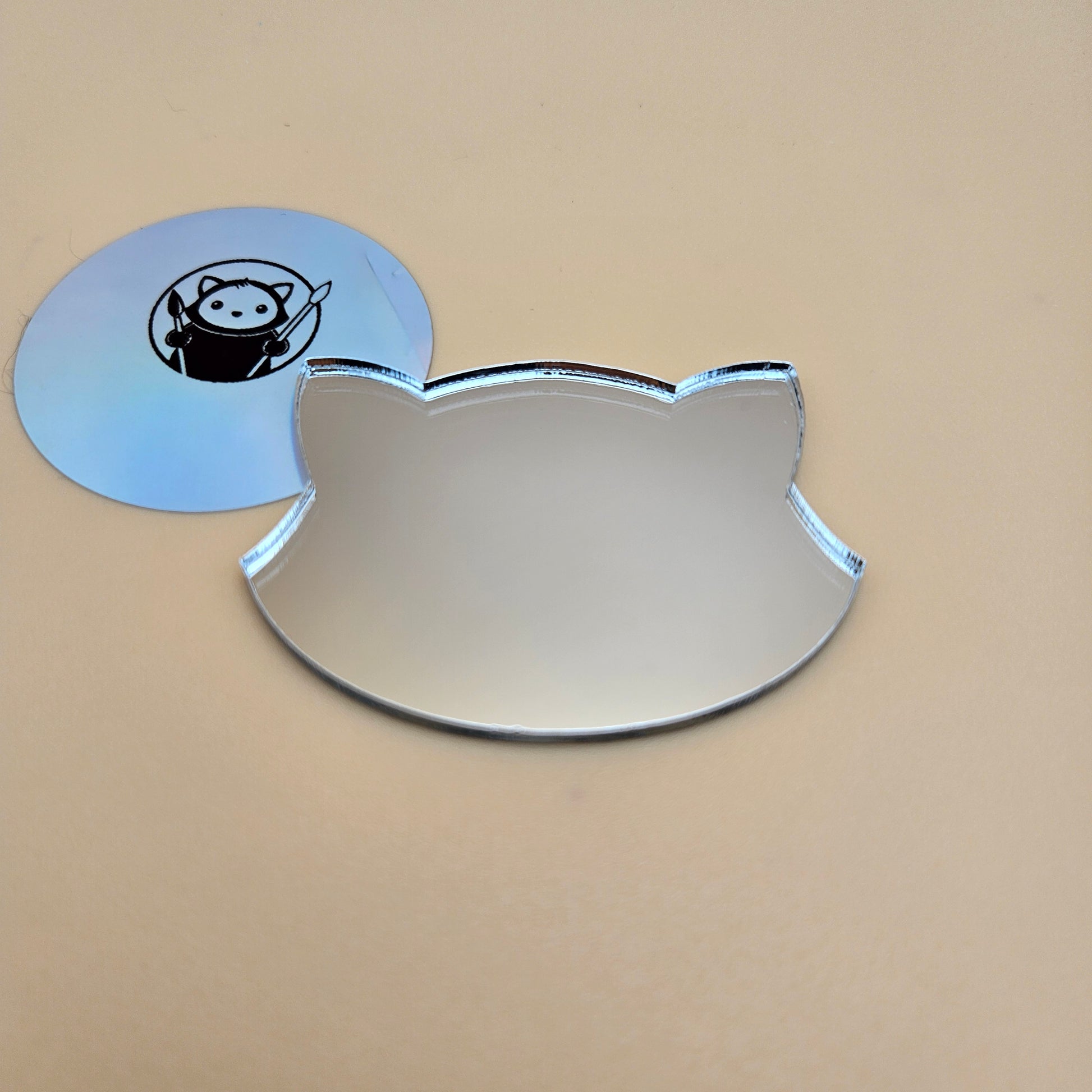 Silver Mirror Acrylic Sample Swatch