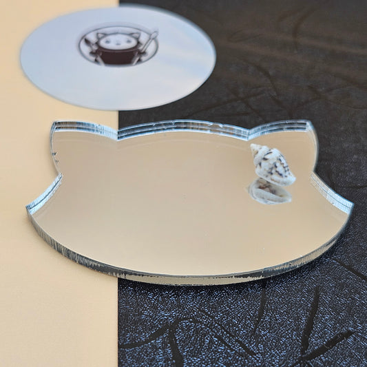 Silver mirror Acrylic Swatch