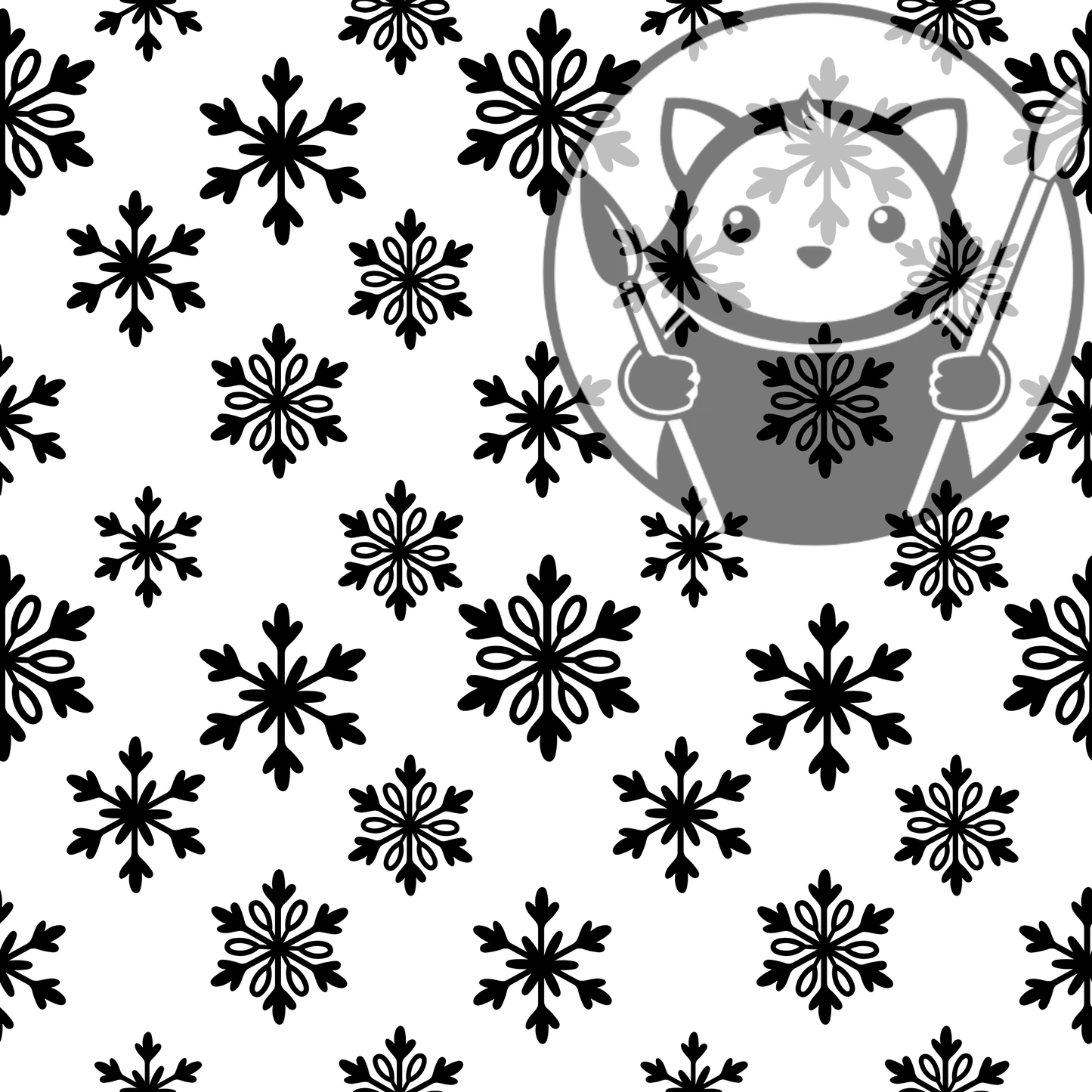 Monochrome Snowflakes - Next Level Sheet