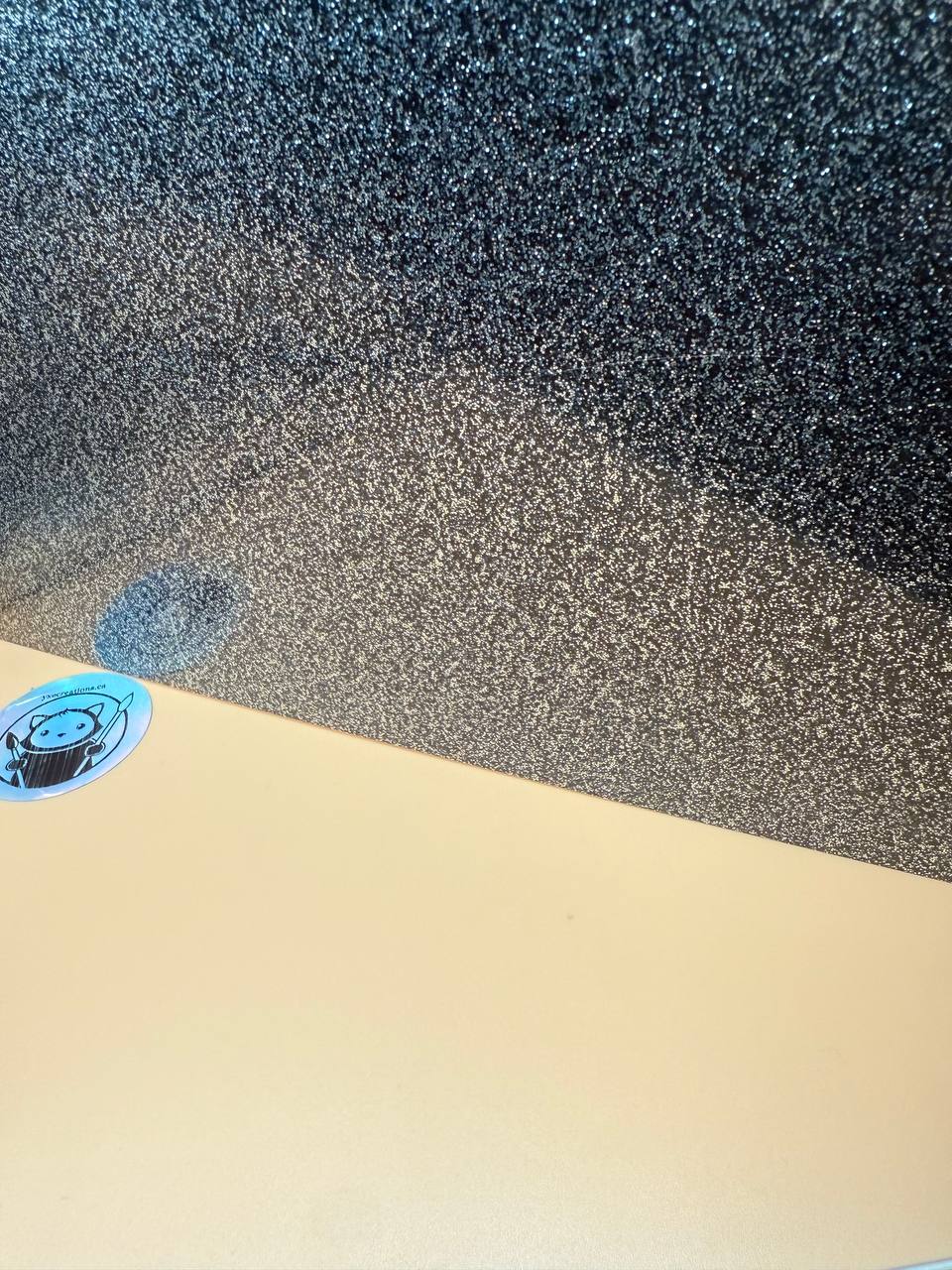 Sparkly Black Glitter Acrylic Sheet