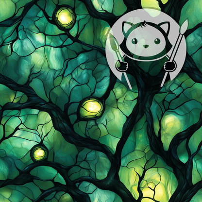 Next Level Sheet - Printed Acrylic and Plywood - Forest Branches Pattern