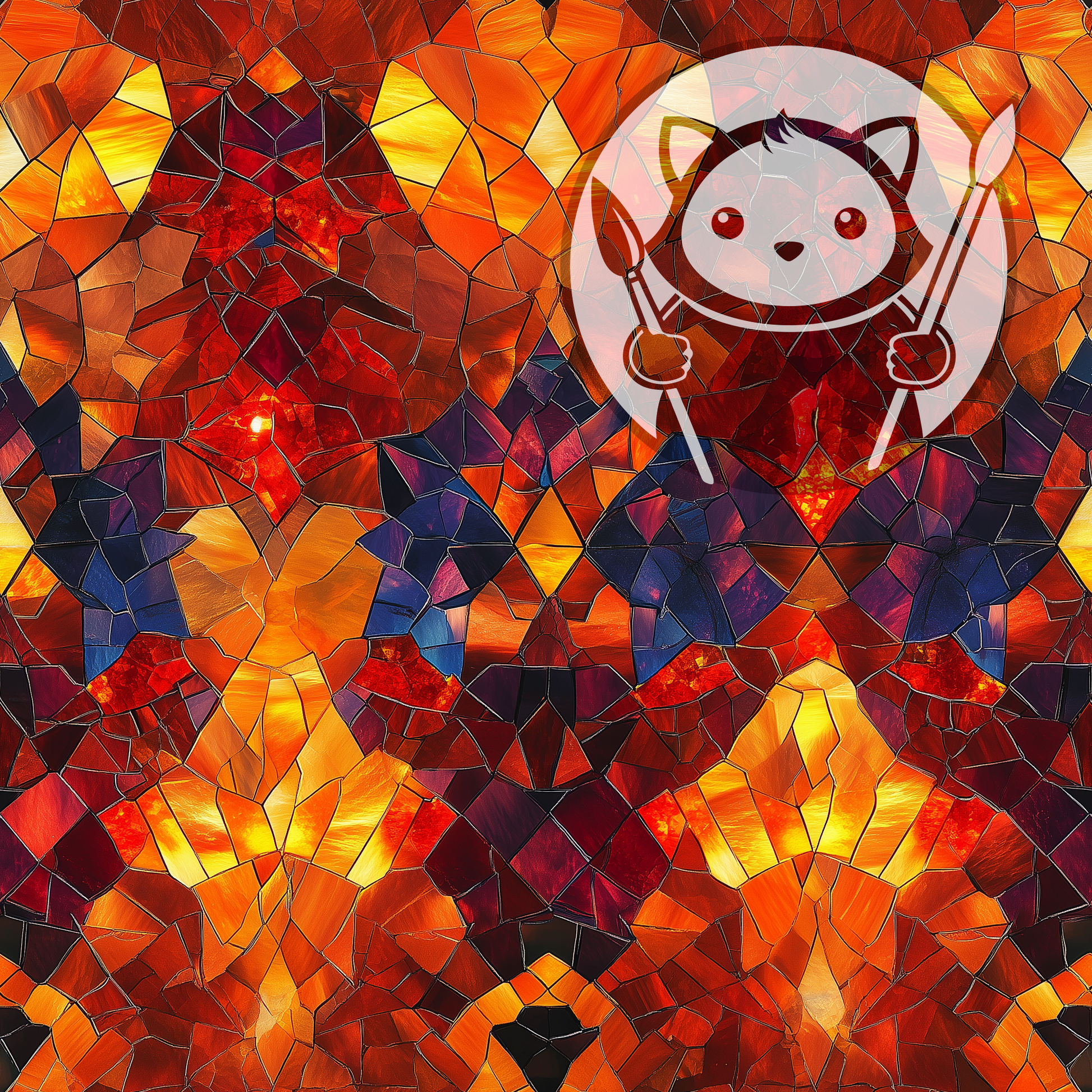 Next Level Sheet - Printed Acrylic and Plywood - Small Glass Pattern