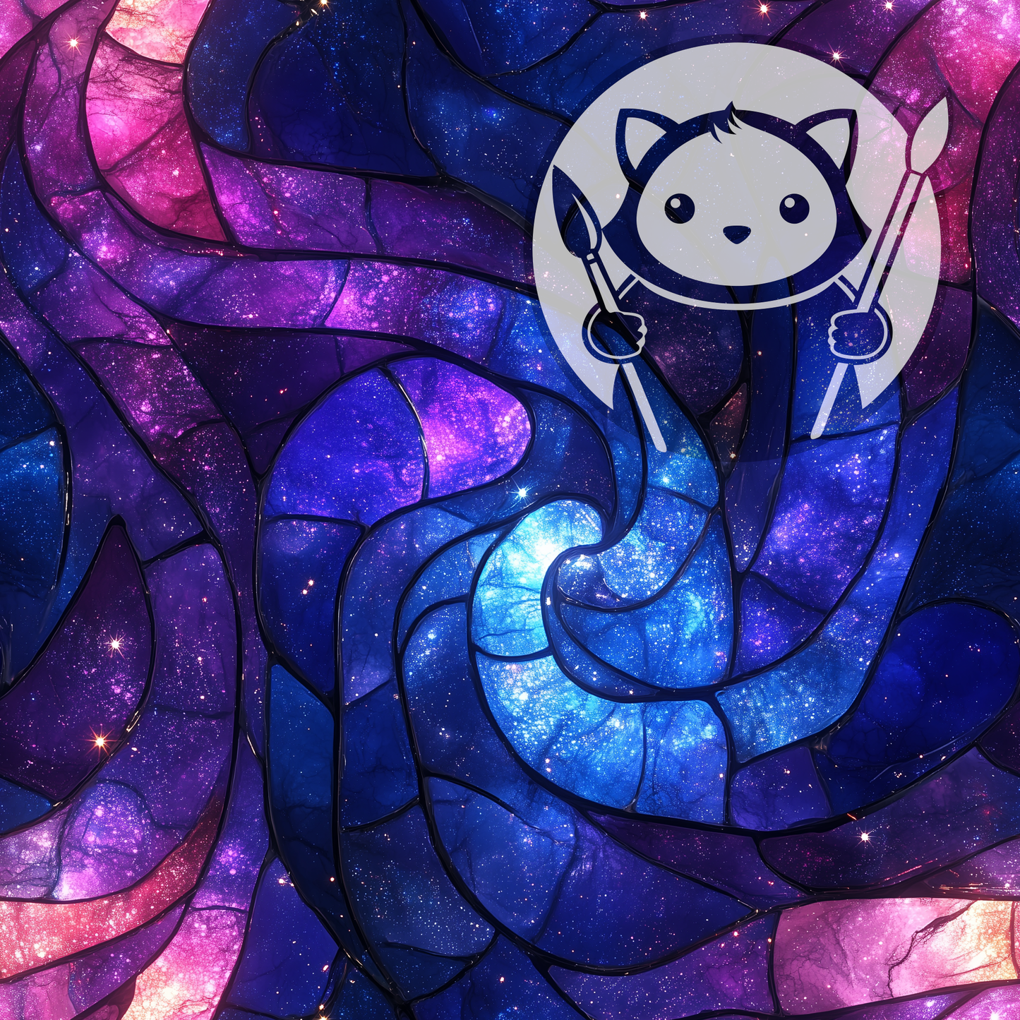 Next Level Sheet - Printed Acrylic and Plywood - Galaxy Pattern