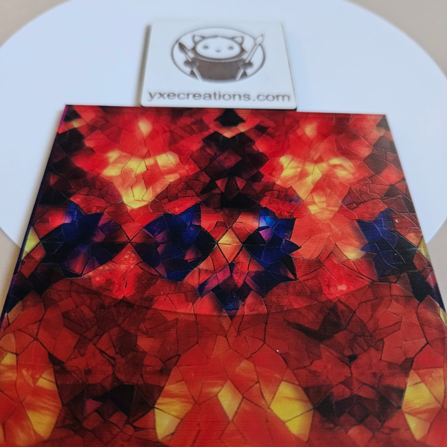 Stained Glass Imitation -Small Glass Tiles - Next Level Sheet Close UP