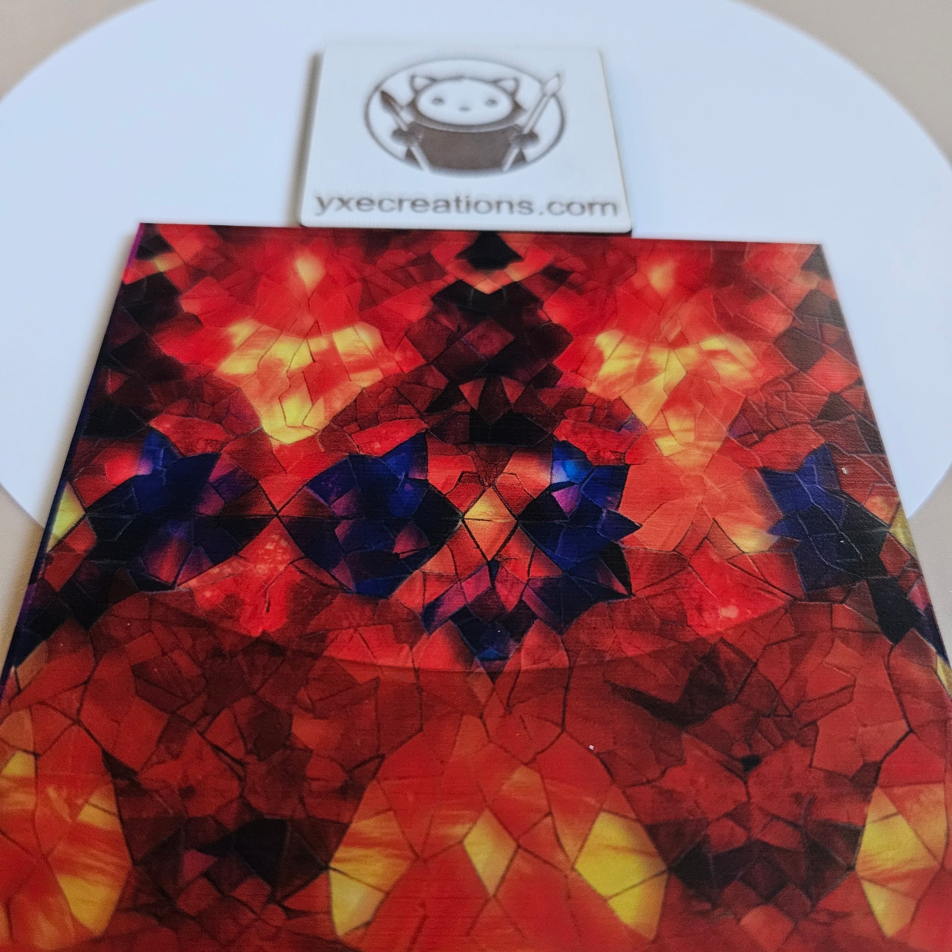 Stained Glass Imitation -Small Glass Tiles - Next Level Sheet Close UP