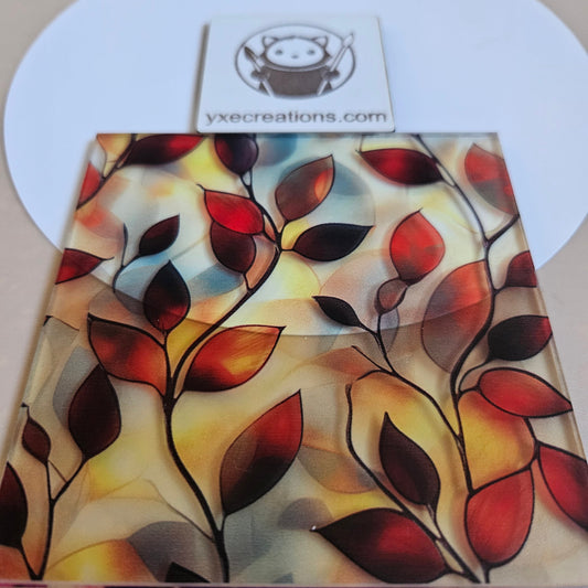 Stained Glass Imitation - Branches - Next Level Sheet Close Up