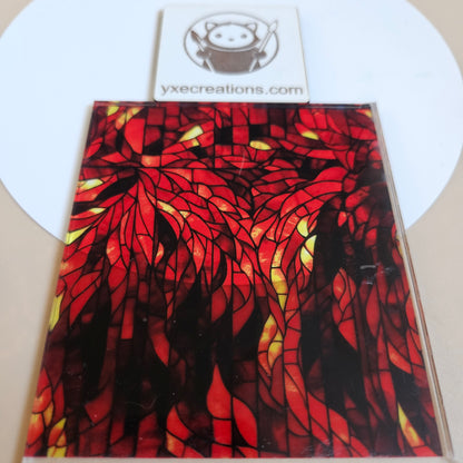 Stained Glass Imitation - Fire - Next Level Sheet Close Up
