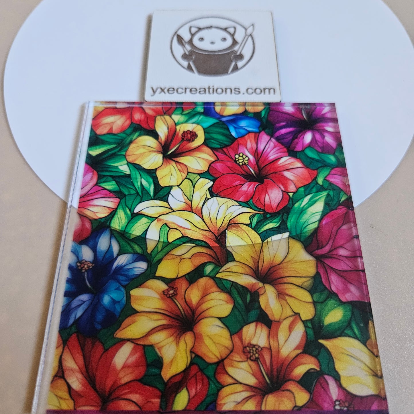 Stained Glass Imitation - Flowers? Flowers! - Next Level Sheet Close Up