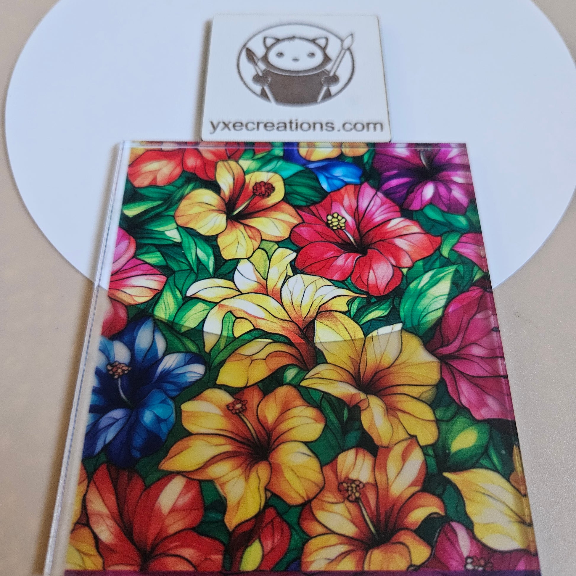 Stained Glass Imitation - Flowers? Flowers! - Next Level Sheet Close Up