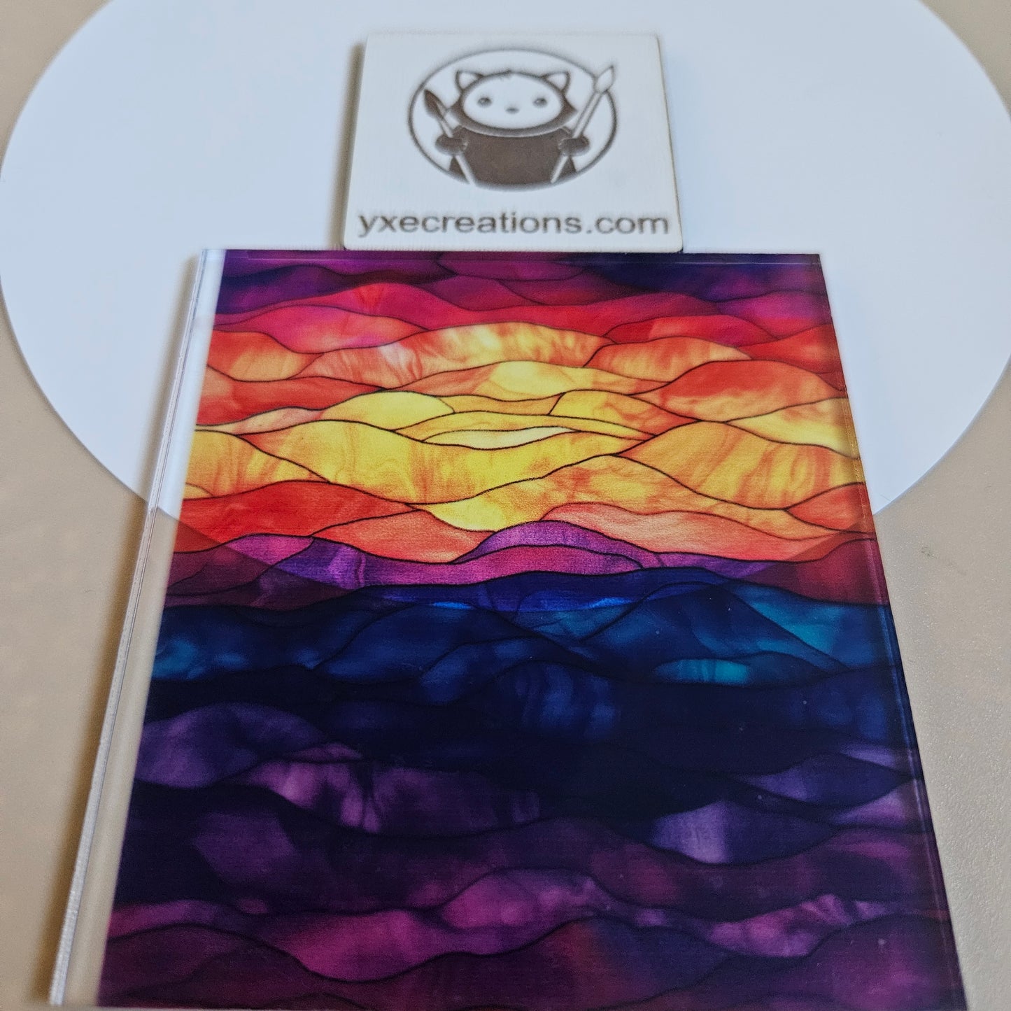 Stained Glass Imitation - Gradient - Next Level Sheet Close Up