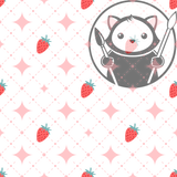 Strawberries  Pattern - Next Level Sheet