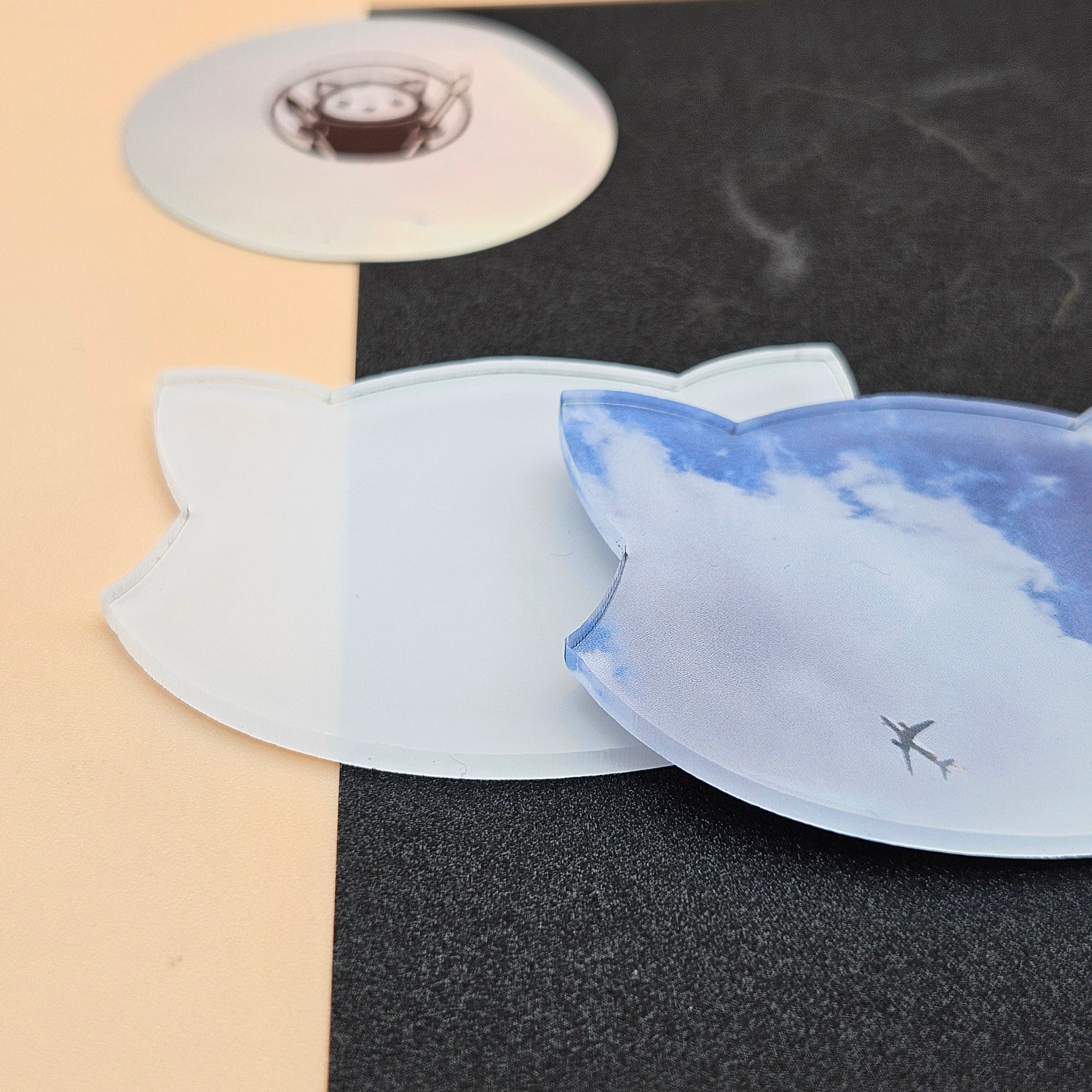 Sublimation Acrylic Clear and Sublimated Swatches