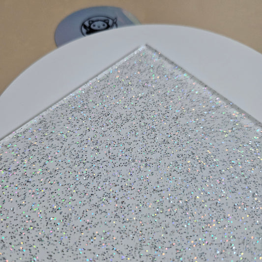 Sublimation Acrylic Glitter - Close Up