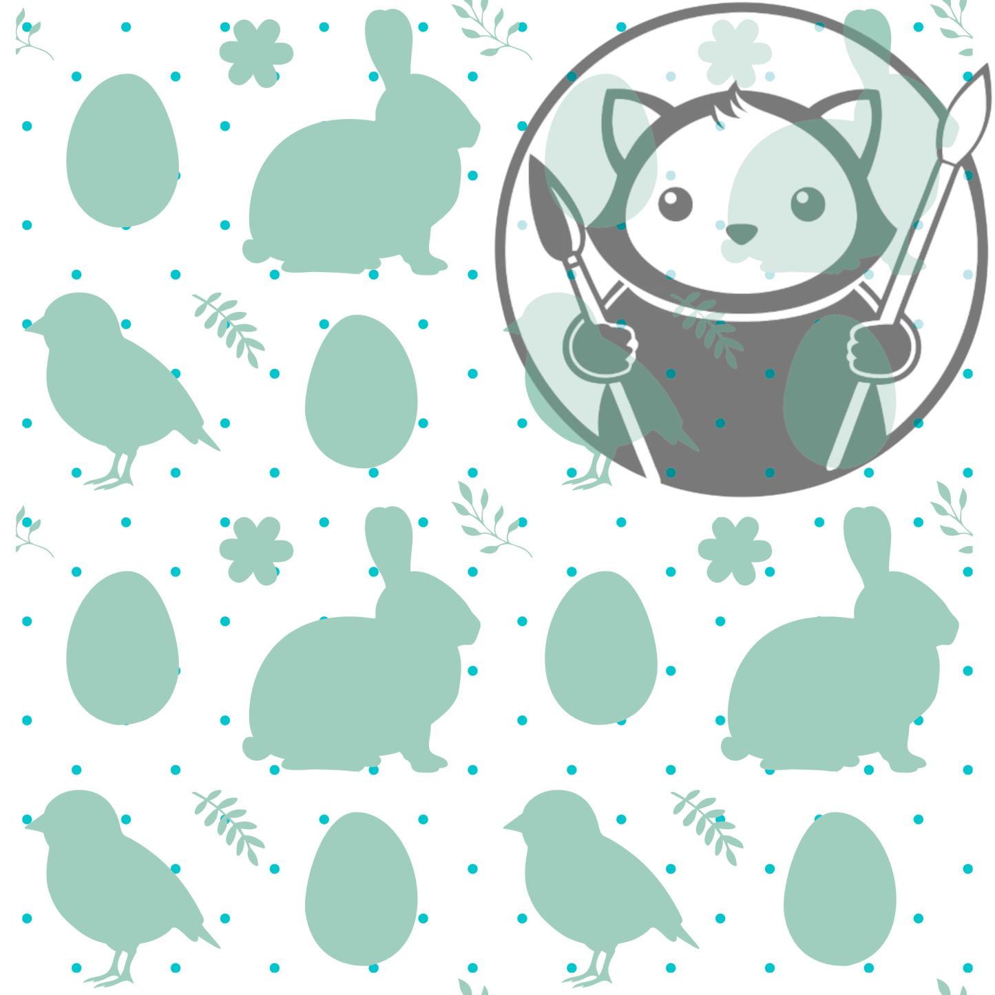 Teal Easter - Next Level Sheet