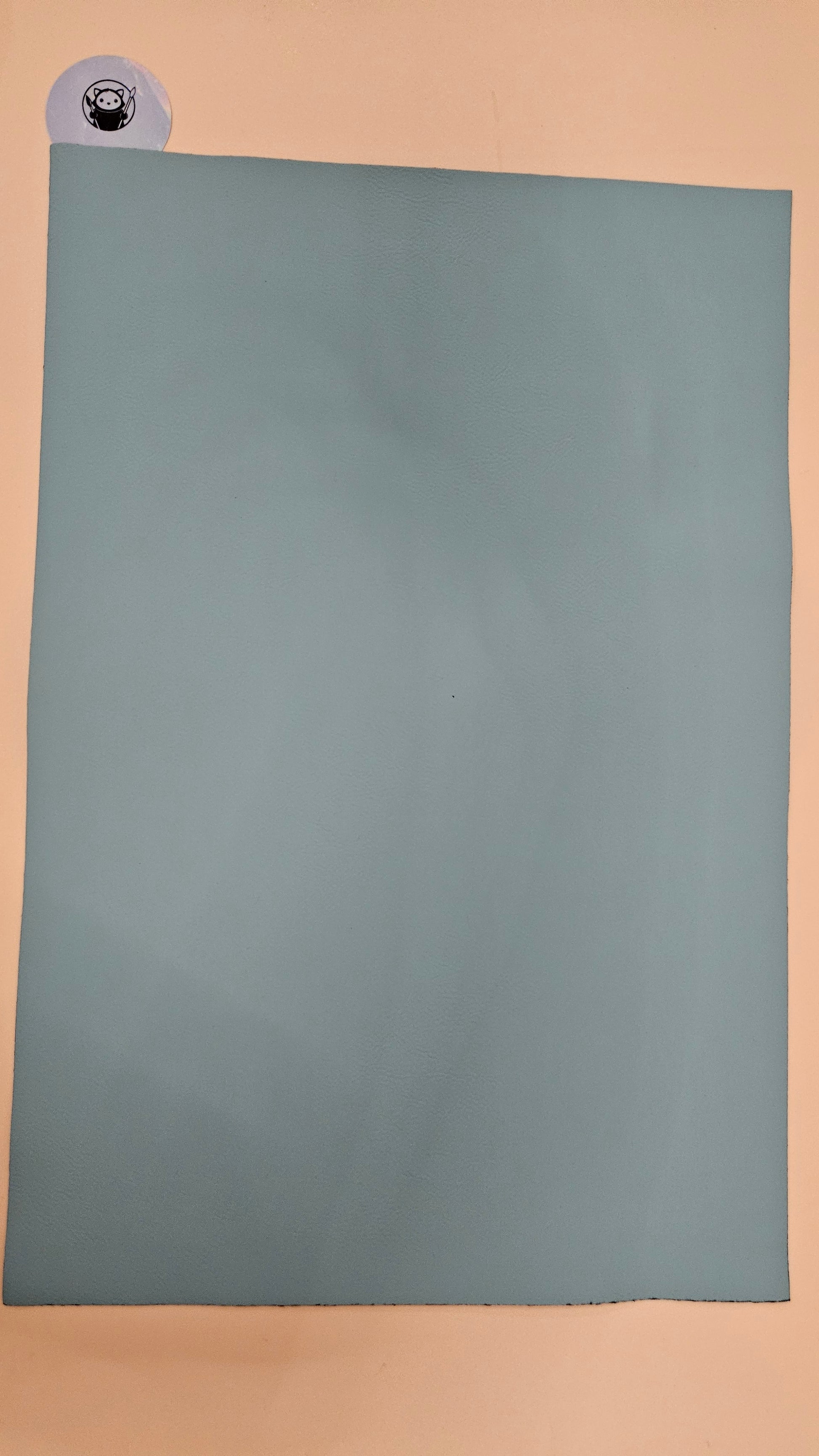 Teal - Engraves Black - Leatherette Sheet – PU Material -  Sheet