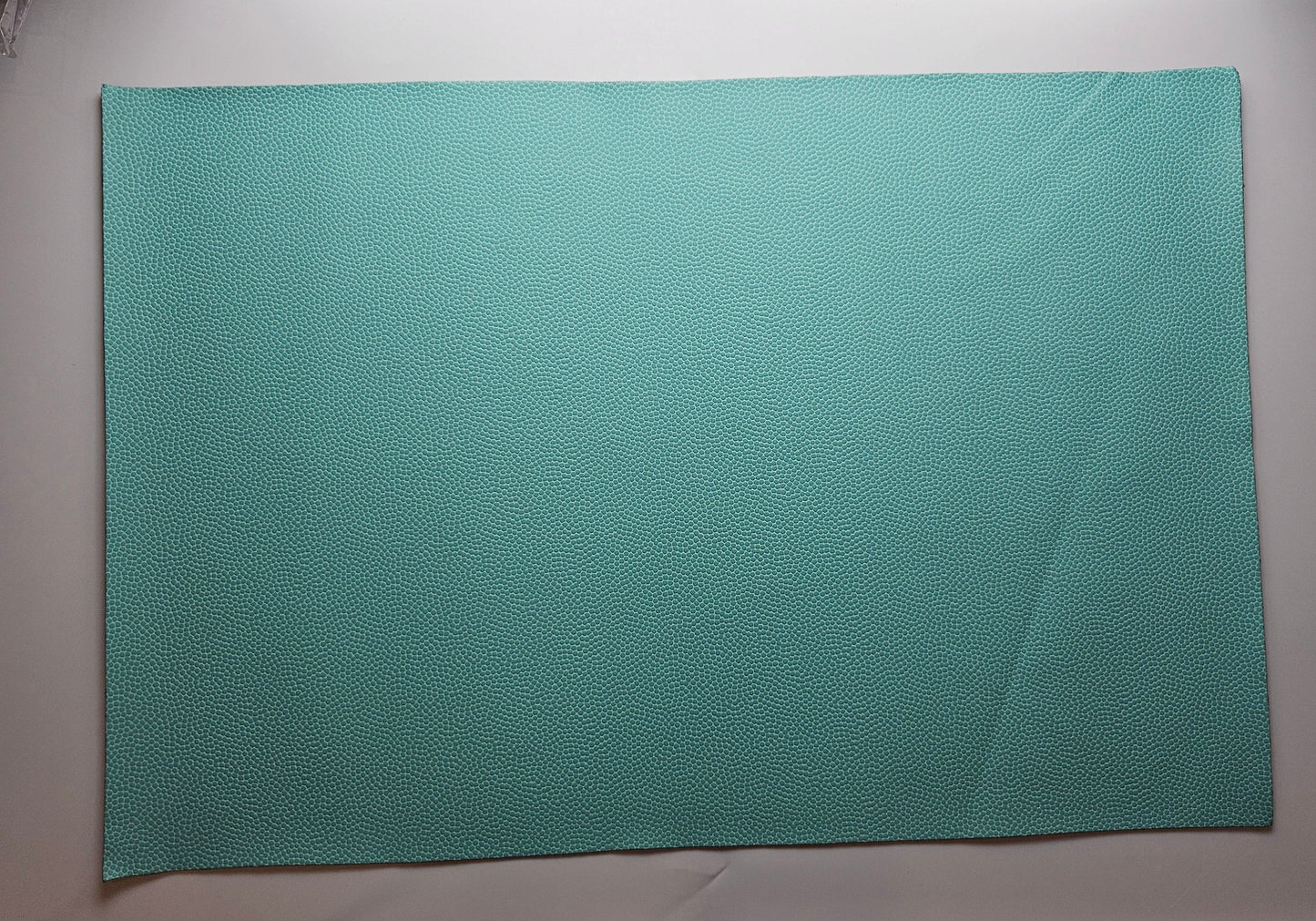 Teal Basketball Texture Leatherette - Engraves Black Edge