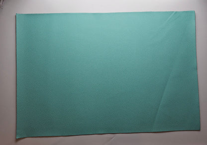 Teal Basketball Texture Leatherette - Engraves Black Edge