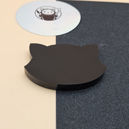 Thick acrylic sheet swatch - black