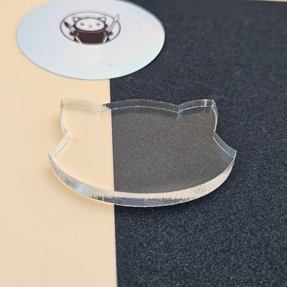 Thick acrylic sheet swatch - clear