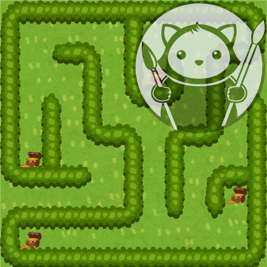 Next Level Sheet - Printed plywood and acrylic - Treasure - Pattern