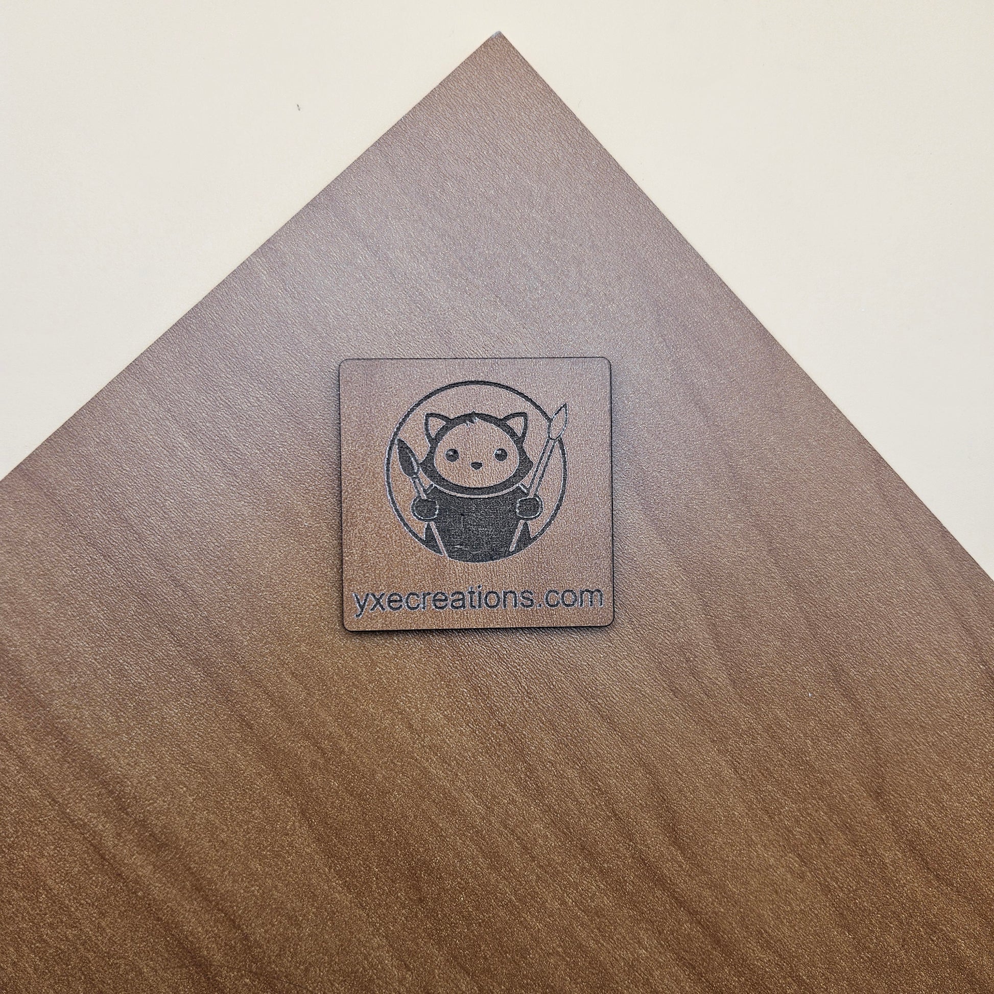 Truflat Cherry Sheet with a logo and text on a wooden surface